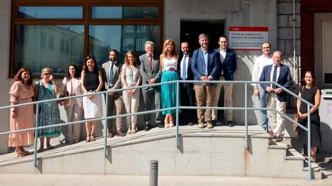 El consejero García Martín en Guadarrama, durante su visita a uno de estos recursos públicos - Foto Comunidad de Madrid