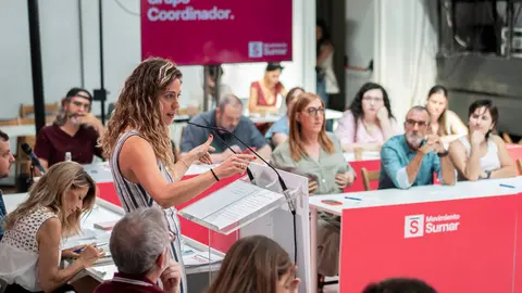 Lara Hernández en su intervención | Foto de Olmo Calvo