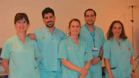 Equipo médico del hospital - Foto Hospital de Torrejón