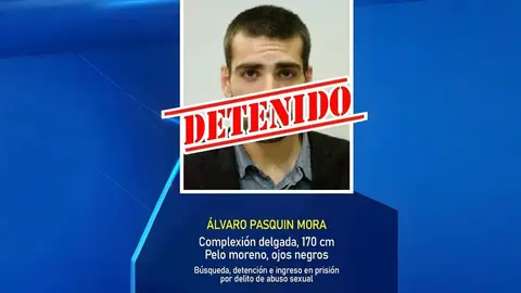 Imagen del fugitivo detenido | Foto de la Policía Nacional