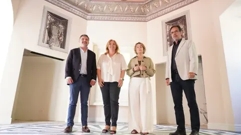 Visita al Palacio de El Capricho tras la finalización de las obras de rehabilitación - Foto Ayuntamiento de Madrid