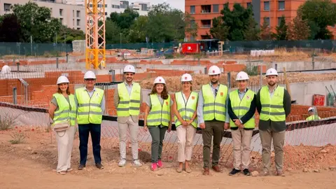 La consejera Matute ha visitado hoy los trabajos del complejo Soto del Henares - Foto Comunidad de Madrid