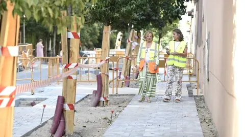 Visita a las obras de Parque Ventas correspondientes al flanco del distrito de Salamanca - Foto Ayuntamiento de Madrid
