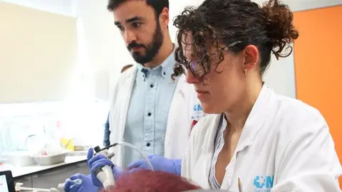 Doctores Pablo García y Lorena Sanz - Foto Hospital Universitario de Torrejón