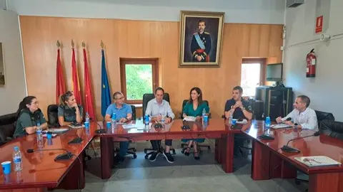 Junta Local de Seguridad Robledo de Chavela - Foto Delegación Gobierno Madrid