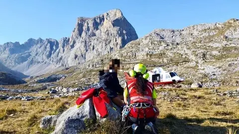 Rescate de una menor madrileña en Cantabria - @112Cantabria / X