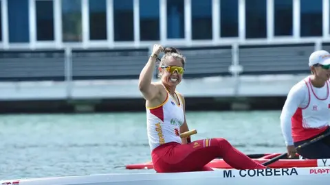 María Corbera en el Mundial de piragüismo - X @RFEPiraguismo