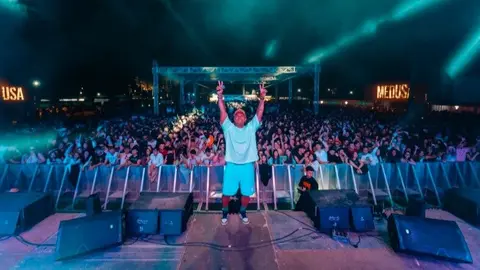 Henry Méndez durante un concierto - Foto redes sociales Henry Méndez