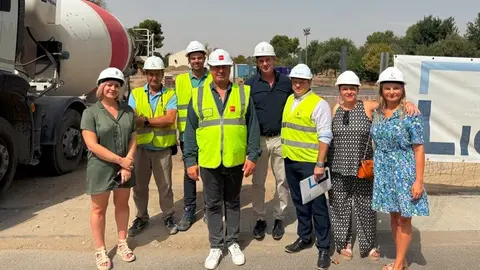 El viceconsejero Sánchez ha visitado las instalaciones de  la nueva Comisaría de Policía Municipal de esta localidad - Foto Comunidad de Madrid