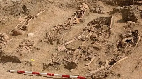 Restos óseos del siglo XIX en las obras de un parking subterráneo de Chamberí - Comunidad de Madrid)