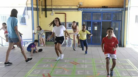 Imagen de archivo de un campamento urbano en la ciudad de Madrid