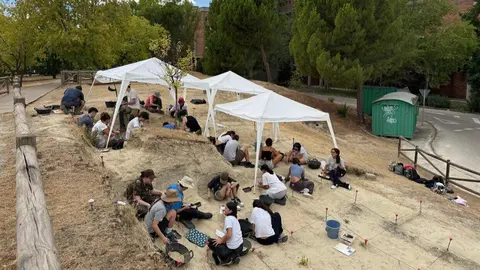 campaña de excavación del yacimiento de Somosaguas 