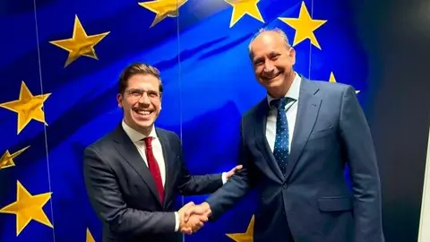 El consejero López-Valverde ha mantenido hoy un encuentro con  representantes de la Comisión Europea - Foto Comunidad de Madrid