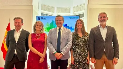 El consejero Rodrigo en la presentación de The District 2025 - Foto Comunidad de Madrid