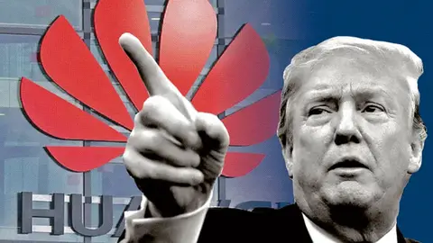 Huawei y Donald Trump