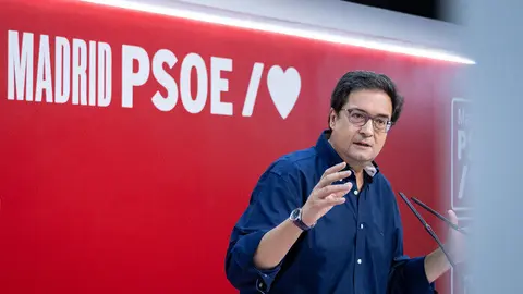 Óscar López este sábado | Foto del PSOE/Eugenia Morago