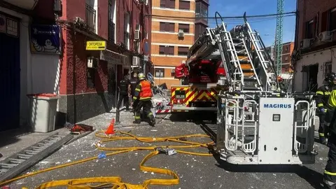 Explosión en un bar de Vallecas