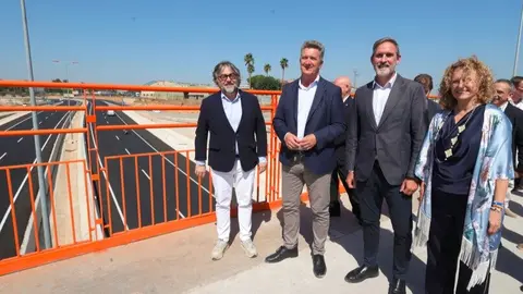 El viceconsejero de Vivienda, Transportes e Infraestructuras ha visitado hoy el puente - Foto Comunidad de Madrid