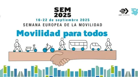 Cartel promocional de la Semana Europea de la Movilidad | Foto de Ayuntamiento de Madrid