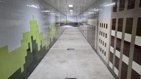 Rehabilitación del paso peatonal de Ciudad Universitaria bajo la A-6