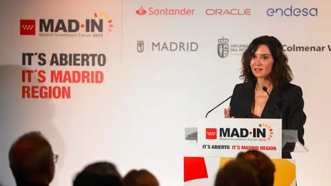 Isabel Díaz Ayuso, inaugura el Madrid Investment Forum - Foto Comunidad de Madrid