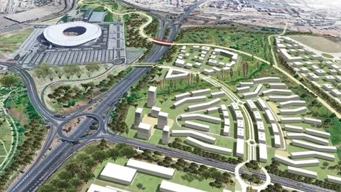 Recreación del nuevo proyecto en San Blas-Canillejas - Foto Ayuntamiento de Madrid