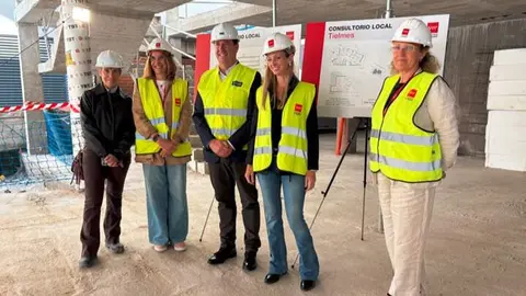 La viceconsejera de Sanidad ha visitado hoy las obras del dispositivo de Atención  Primaria - Foto Comunidad de Madrid