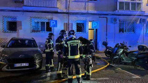 Incendio de una vivienda en el distrito madrileño de Latina