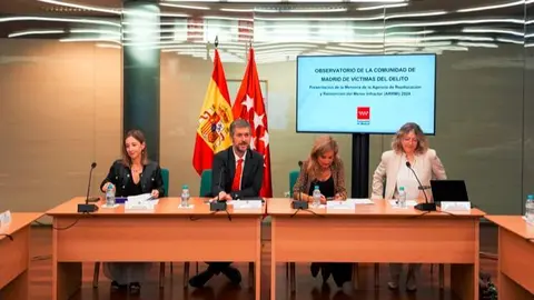 El consejero García Martín ha presentado la memoria de la Agencia para  la Reeducación y Reinserción del Menor Infractor (ARRMI) - Foto Comunidad de Madrid