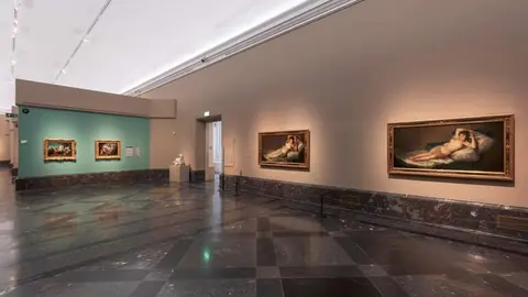 Imagen de las obras en la sala 38 del Museo 
Nacional del Prado