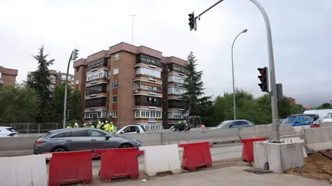 Sem&aacute;foto inteligente en las proximidades de la calle de Villagarc&iacute;a