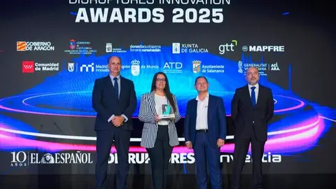 El consejero L&oacute;pez-Valverde, en los Disruptores Innovation Awards 2025 - Foto Comunidad de Madrid