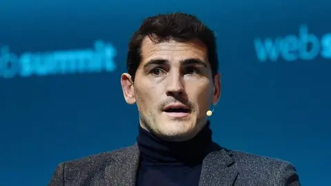2 November 2021; Iker Casillas, World Cup winning goalkeeper, on the Sportstrade Stage during day one of Web Summit 2021 at the Altice Arena in Lisbon, Portugal. Photo by Sam Barnes/Web Summit via Sportsfile