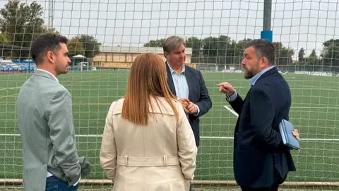El viceconsejero de Presidencia y Administraci&oacute;n Local, durante su visita a San Mart&iacute;n de la Vega - Foto Comunidad de Madrid