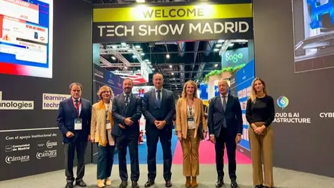 El consejero L&oacute;pez-Valverde, en el Madrid Tech Show - Foto Comunidad de Madrid