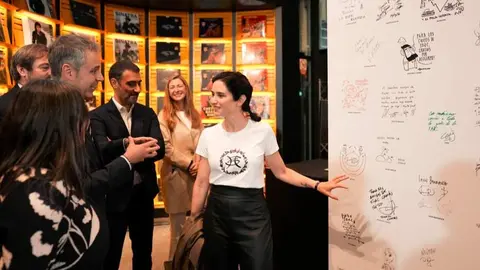 Isabel D&iacute;az Ayuso en la reinauguraci&oacute;n de FNAC