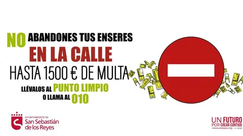 Enseres en via p&uacute;blica