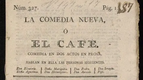 La comedia nueva, o el caf&eacute; - Real Academia Espa&ntilde;ola