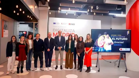 El consejero López-Valverde, en  la presentación del estudio  “¿Qué piensan los jóvenes españoles sobre las STEM?” de la Fundación ASTI - Foto Comunidad de Madrid