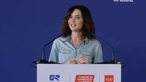 Ayuso durante su visita al Grupo Ruiz - Imagen de Comunidad de Madrid