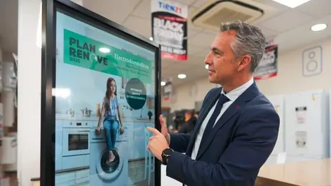 El consejero Novillo ha presentado hoy las ayudas del Plan Renove de Electrodomésticos - Foto Comunidad de Madrid