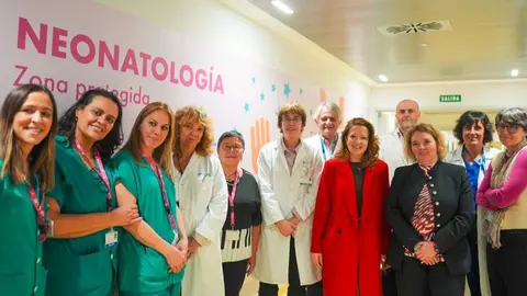 Fátima  Matute, en el Hospital 12 de Octubre - Foto Comunidad de Madrid