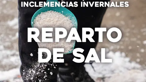 Reparto de sal inclemencias invernales Pozuelo