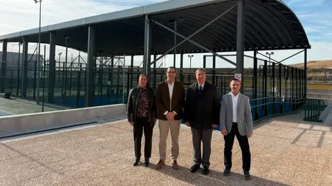 El viceconsejero S&aacute;nchez, en su visita a Ajalvir - Foto Comunidad de Madrid