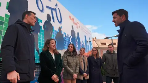La consejera Matute, durante su visita a este servicio itinerante en Valdemorillo - Foto Comunidad de Madrid
