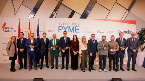 La consejera Albert ha clausurado hoy la entrega de los XVIII Premios Pyme Expansi&oacute;n-IFEMA 2025 - Foto Comunidad de Madrid