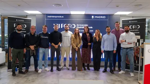 XII edici&oacute;n del Foro de Inversi&oacute;n Madrid Emprende. Imagen de grupo