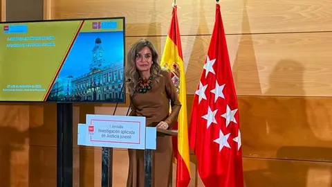 La viceconsejera Mart&iacute;n ha inaugurado hoy la I Jornada de Investigaci&oacute;n aplicada en Justicia juvenil - Foto Comunidad de Madrid