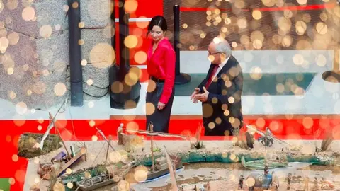 Isabel Díaz Ayuso, en la inauguración del Belén de Sol - Foto Comunidad de Madrid