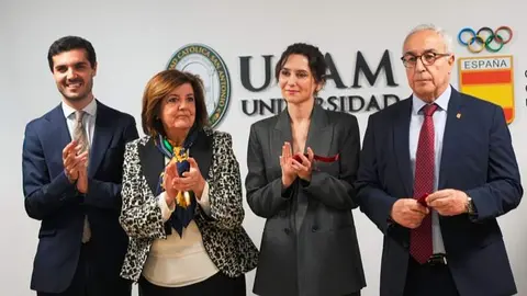 Isabel D&iacute;az Ayuso en la inauguraci&oacute;n del Centro de Educaci&oacute;n superior Alma Mater - Foto Comunidad de Madrid